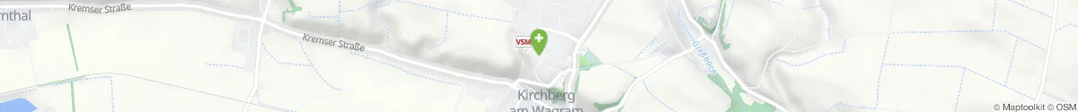 Kartendarstellung des Standorts für Apotheke Zu Maria Trost in 3470 Kirchberg am Wagram